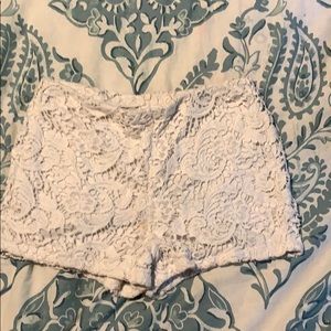 Crocheted shorts